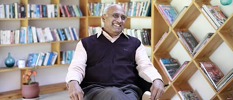 Wing Commander (retired) Rakesh Sharma in conversation with Down To Earth. Photo: Srikant Chaudhary