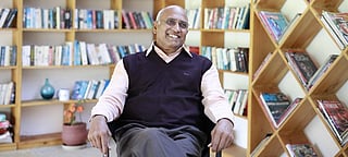 Wing Commander (retired) Rakesh Sharma in conversation with Down To Earth. Photo: Srikant Chaudhary