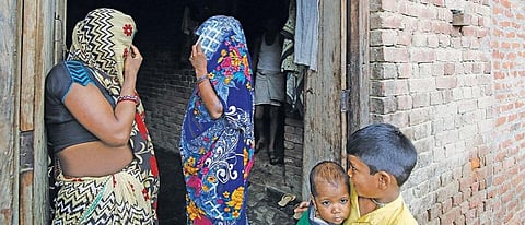 All houses in Palanpur have unique numbers painted on the doors by researchers who have been coming to study the village for over 60 years (Photos: Vikas Choudhary)