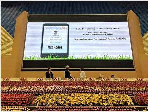 The Ministries of Earth Sciences and Agriculture launched the mobile application.