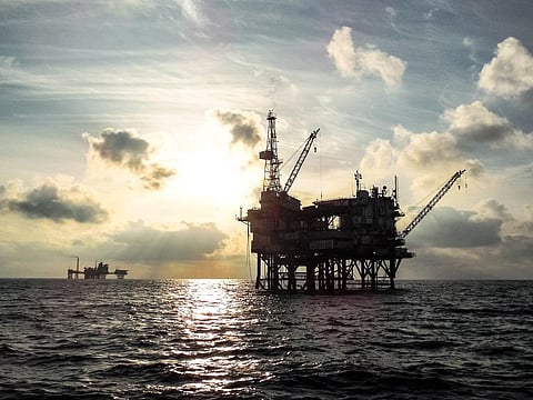 The UK National Atmospheric Emission Inventory of reported methane losses from the rigs in the North Sea to be 0.13 per cent of gas production. Photo: Getty Images