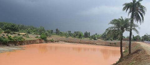 This stream is the water source for Barkitand village in Jharkhand's Giridih district. It turns muddy and unusable during the monsoon. Photo: Ishan Kukreti