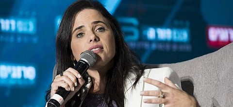 Ayelet Shaked, leader of the right wing Yamina alliance. Photo: Abir Sultan/EPA