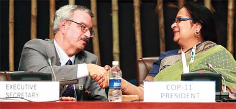 Jayanthi Natarajan's statement in Durban on the issue of a new legally binding treaty