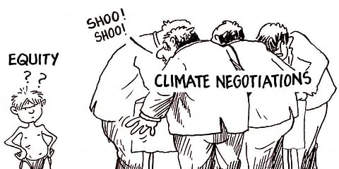 Climate equity is in, but what is out