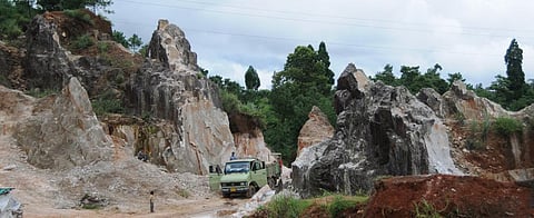 Marble mining in Meghalaya. Photo: Wikimedia Commons