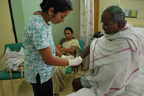 A patient at a hospital. Photo: Harsha KR / Flickr