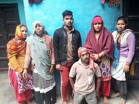 हरियाणा के पलवल जिले के आली ब्राह्रमण गांव के 42 वर्षीय किसान दुर्गाराम ने आर्थिक तंगी से परेशान होकर आत्महत्या कर ली। फोटो : मलिक असगर हाशमी