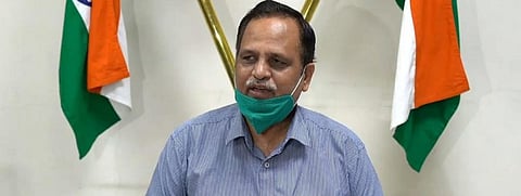 Delhi health minister Satyendar Jain. Photo: Aam Aadmi Party Delhi Twitter