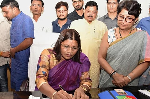 Minister of State in the Union Ministry of Tribal Affairs, Renuka Singh Saruta. Photo: Press Information Bureau / Twitter