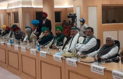 सरकार और किसान संगठनों के बीच हुई बातचीत फिर विफल रही