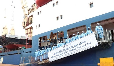40th Indian scientific expedition to Antarctica launched