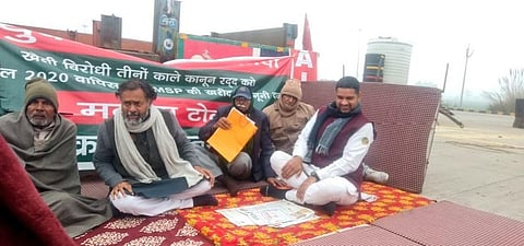 Swaraj Abhiyaan leader Yogendra Yadav on January 12, 2021. Photo: Swaraj Abhiyaan / Twitter