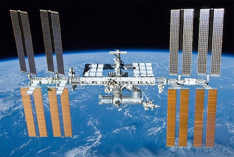 Photo : Wikimedia Commons, International Space Station (ISS)