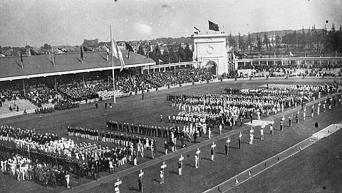 1920 में हुए ओलंपिक खेलों का एक दृश्य। फोटो: ओलंपिक डॉट कॉम