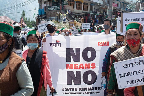 Following massive landslides in Kinnaur, Himachal Pradesh sees growing protests against hydropower projects