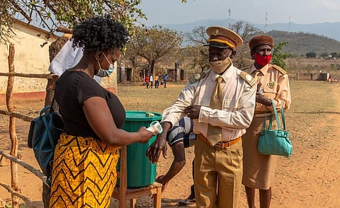 Checking for COVID-19 in Mozambique. Photo: istock