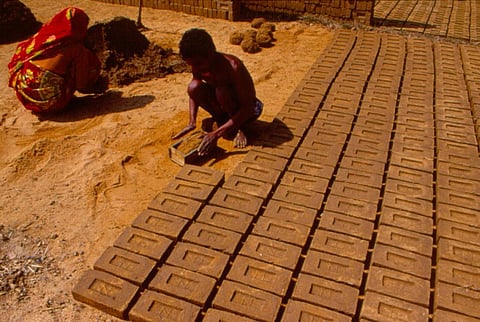 Brick kilns have been identified as a major source of air pollution. Photo: Amit Shankar / CSE