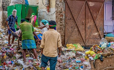 Plastic trash in Varanasi. Photo: iStock