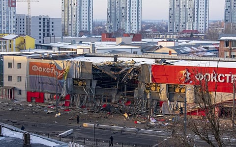 The aftermath of Russian bombing in Kharkiv, Ukraine. Photo: iStock
