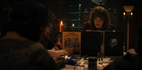 A conspiracy theory is formed against Stranger Things character Eddie Munson. Photo: Stranger Things/Netflix