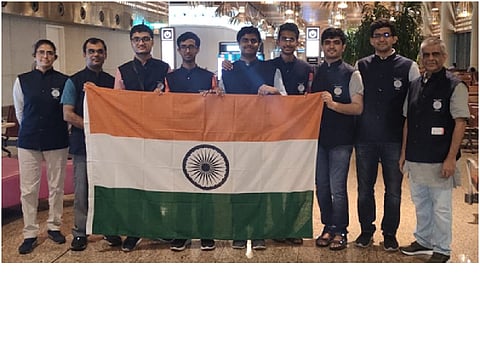 All the five students from the Indian contingent at IOAA-2022 won five medals, including three gold, and two silver.