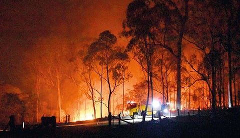 Forest fires in Australia continued from June 2019 to March 2020, and released over 1 million tonnes of smoke that reached to the stratosphere and affected the ozone layer