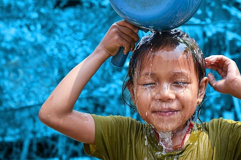 Heatwaves lead to poor health and nutrition among children. Photo: UNICEF