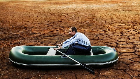 What long-term economic stagnation means for climate change