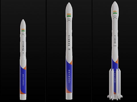 Vikram series satellites are named after Vikram Sarabhai, founder of the Indian Space Program. Photo: Skyroot.in