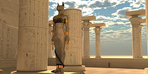 Bastet, the cat-headed deity of the ancient Egyptians. Photo: iStock