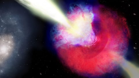 An unexpectedly long flash of light or a gamma-ray burst (GRB) was witnessed on December 11, 2021. Photo: Aaron M Geller/Northwestern/CIERA and IT Research Computing Services