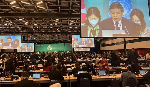 COP President Huang Runqiu reiterated the call to finalise and adopt an ambitious, robust, and implementable GBF. Photo: @CBD_COP15 / Twitter