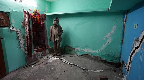 Chander Ballabh Pandey in his house. Photo: Sunny Gautam / CSE