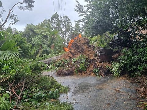 Auckland is still in a state of emergency; at least four people have died. Photo: Twitter@Cr Shane Henderson.