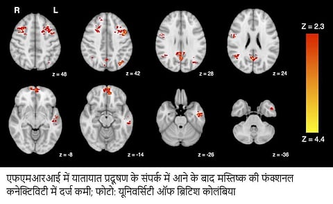 वाहनों के प्रदूषण का केवल दो घंटे का संपर्क ही दिमाग पर डाल सकता है असर