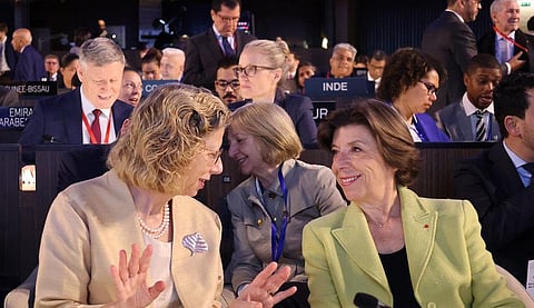 Members attend discussions during the session in Paris, France. Photo: @andersen_inger / Twitter.