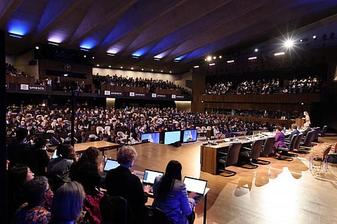 UNEP negotiations for a Global Plastics Treaty. Photo: @andersen_inger / Twitter