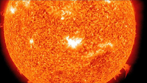 Image of an X class flare. Photo: NASA.