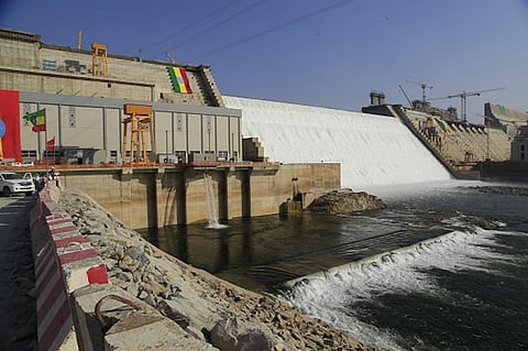 The Grand Ethiopian Renaissance Dam began generating electricity in 2022. Photo: Minasse Hailu/Anadolu Agency/Getty Images