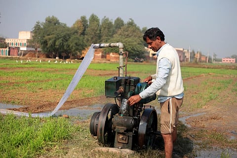 Farmers use electricity (usually free or highly subsidised) to pump groundwater to irrigate their fields, the report noted. Photo: iStock