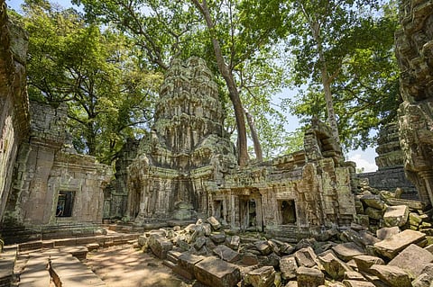 The Ta Prohm temple deep in the jungle at Angkor Wat, Cambodia. Photo: iStock