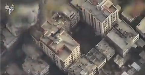 Israel has intensified its retaliation in Gaza. Screengrab from video: @netanyahu / X (formerly Twitter)