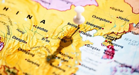 A map of northern China showing Beijing. Credit: iStock