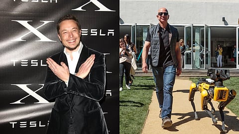 Photo: @elonmusk / X (formerly Twitter) and @jeffbezos / Instagram