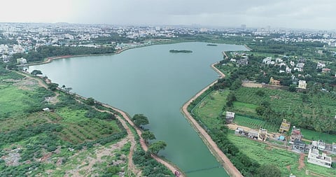 Kalkere Lake is among the 81 lakes that have remained in the city that boasted of 262 lakes in 1961. Photo: Bruhat Bengaluru Mahanagara Palike (BBMP) / author provided