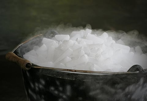 Dry ice. Photo: iStock