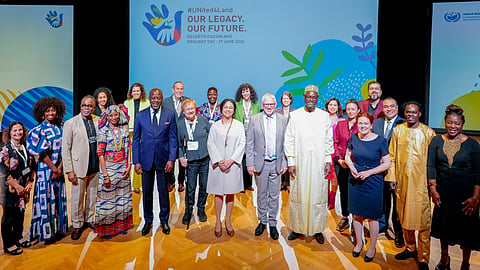Photo shared by UNCCD executive secretary Ibrahim Thiaw on his X handle, @ibrahimthiaw