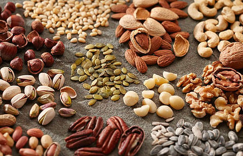 Between 2000 and 2022, productions of nuts worldwide has increased 165 per cent