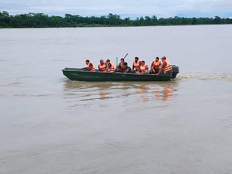 Rescue & relief operations in flood-affected areas.